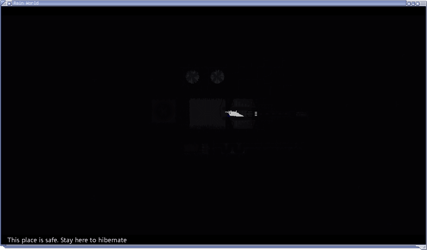 “this place is safe, stay here to hibernate”