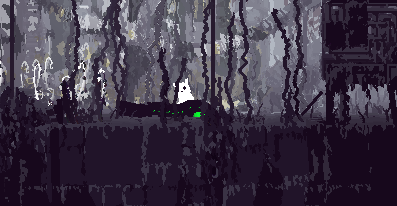 survivor standing over a dead green lizard in the same room