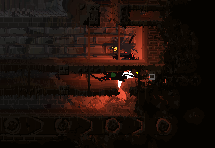 survivor next to three friendly scavs